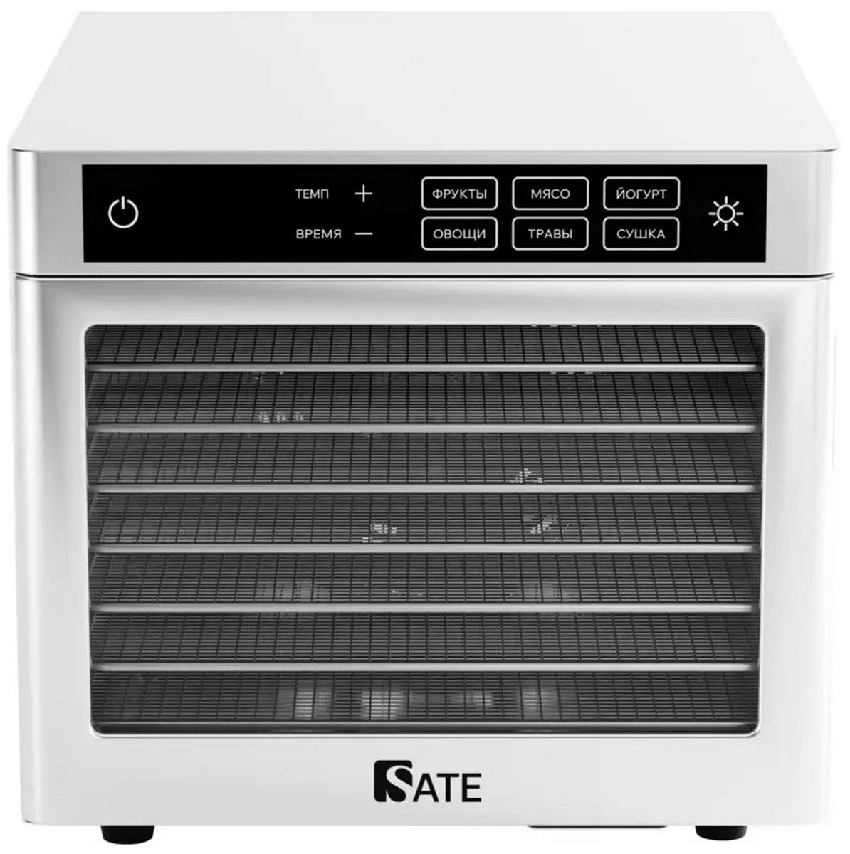 Сушилка для овощей и фруктов Sate DS-200, 500 Вт, Белый детальное изображение - 1