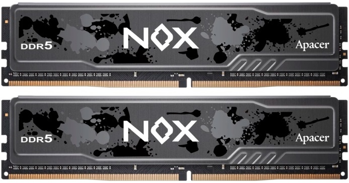 Оперативная память Apacer NOX DDR5 5200MHz, AH5U32G52C522MBAA-2, 2x16 Гб KIT, 32 Гб детальное изображение - 1