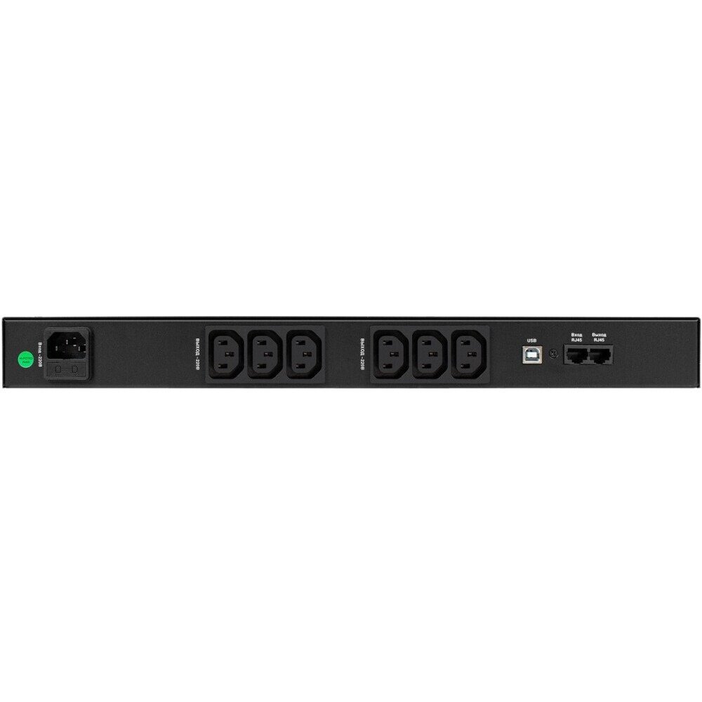 ИБП ExeGate 1U ServerRM UNL-1000.LCD.AVR.6C13.RJ.USB.1U детальное изображение - 3