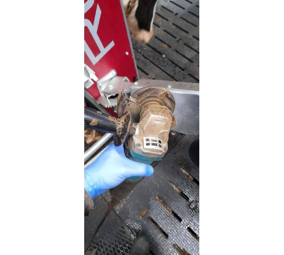 Угловая шлифмашина Makita, плавный пуск, антирестарт, коробка GA5030RX8 (Makita GA5030R+Диск B-45808, 5 шт), 125 мм, 11000 об/мин, 720 Вт детальное изображение - 17