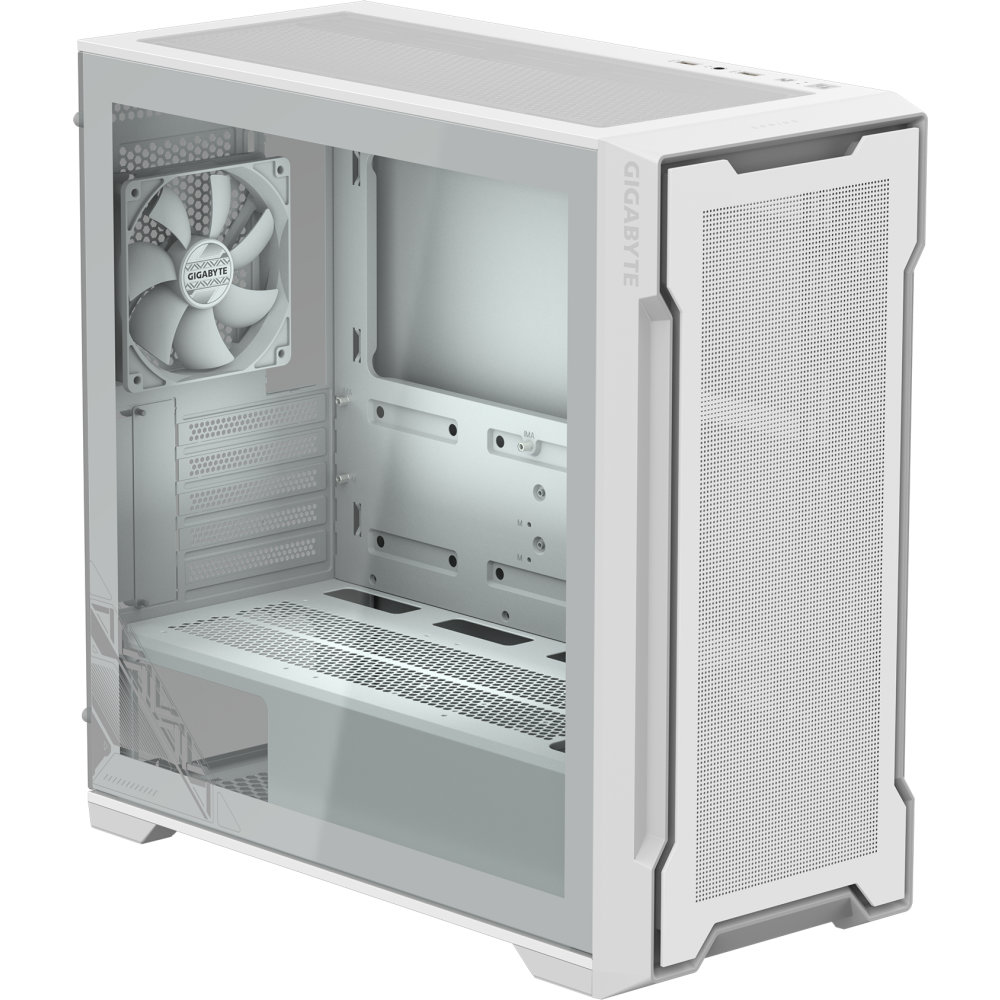Корпус Gigabyte C102 GLASS ICE, Белый детальное изображение - 2