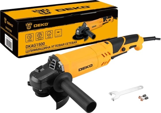 Углошлифовальная машина DEKO DKAG1500 063-4297, 125 мм, 3000 - 12000 об/мин, 1500 Вт детальное изображение - 5