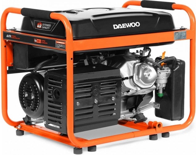 Генератор бензиновый DAEWOO GDA 6500, 5 кВт, Оранжевый детальное изображение - 4