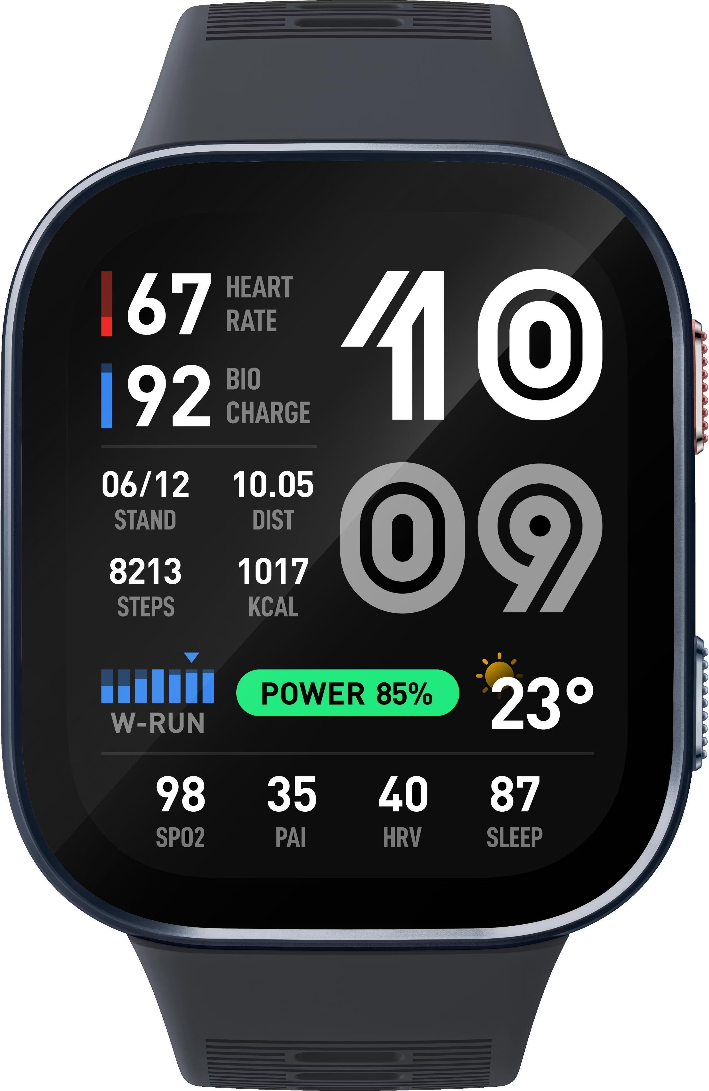 Смарт-часы Amazfit Bip Max, 49.5 мм, Синий детальное изображение - 2