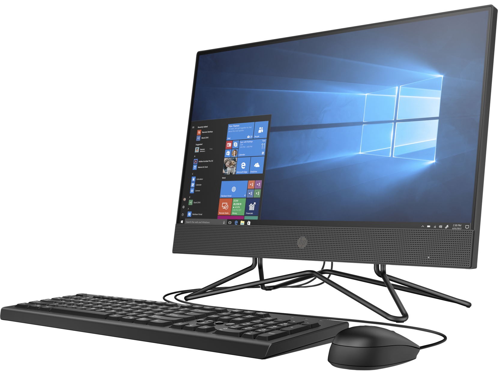 Моноблок HP 200 G4 9US66EA, Черный детальное изображение - 2