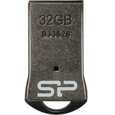 USB Flash накопитель Silicon Power Touch T01 (SP032 ГБUF2T01V1K) 32 ГБ, серебряный детальное изображение - 1