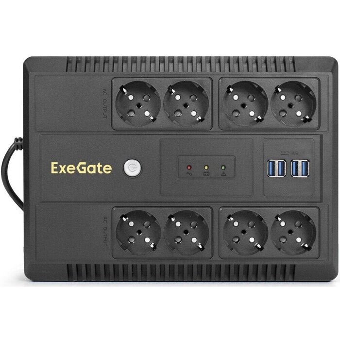 ИБП ExeGate NEO NNB-1000.LED.AVR.8SH.CH №2