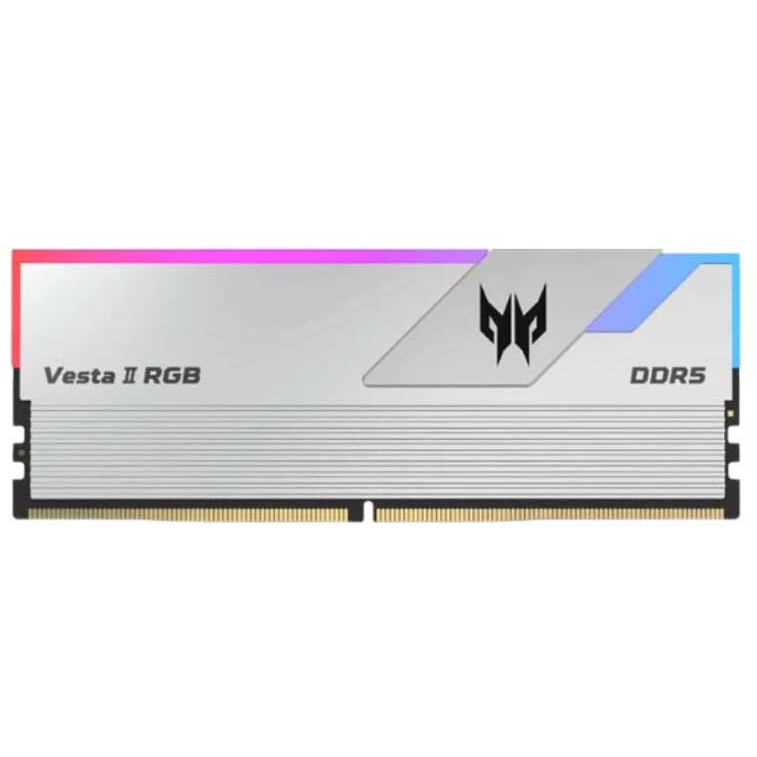 Оперативная память Acer Predator Vesta II Silver RGB DDR5 6000MHz, BL.9BWWR.371, 2x32 Гб KIT, 64 Гб детальное изображение - 3
