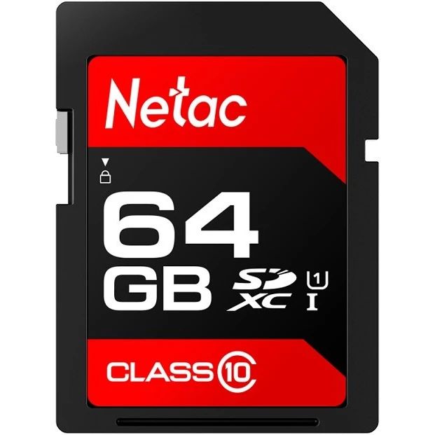 Карта памяти Netac P600 SD (NT02P600STN-064G-R), 64 Гб детальное изображение - 1