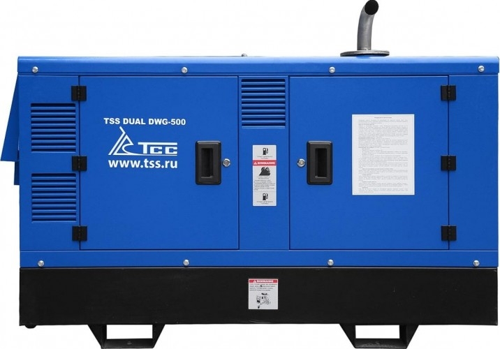 Сварочный генератор ТСС DUAL DWG-500 039736, 22 кВт, Синий детальное изображение - 3