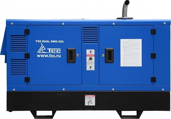 Сварочный генератор ТСС DUAL DWG-500 039736, 22 кВт, Синий №3