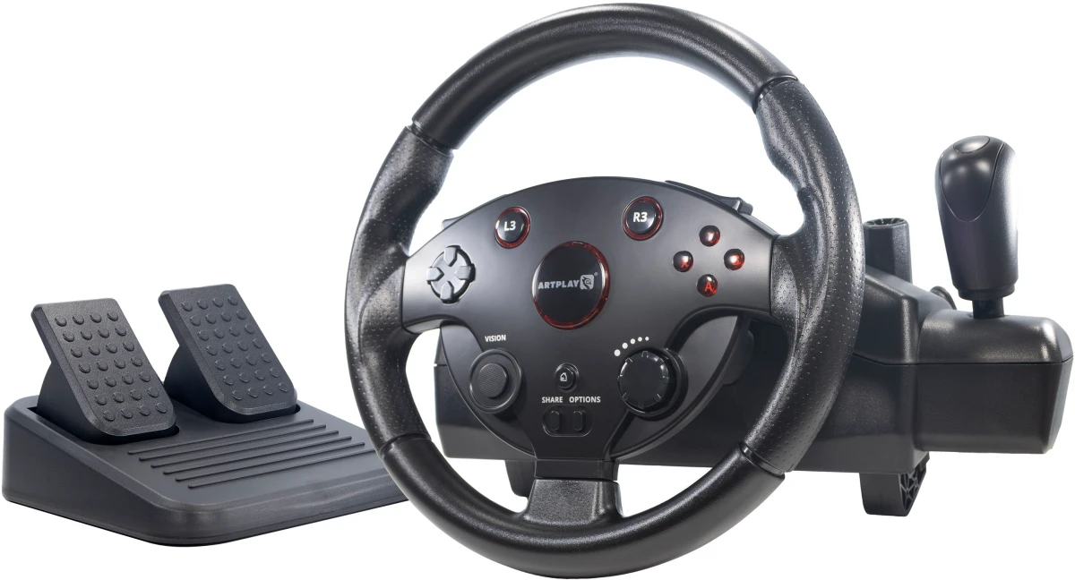 Руль Artplays Street Racing Wheel Turbo C900, Черный детальное изображение - 1