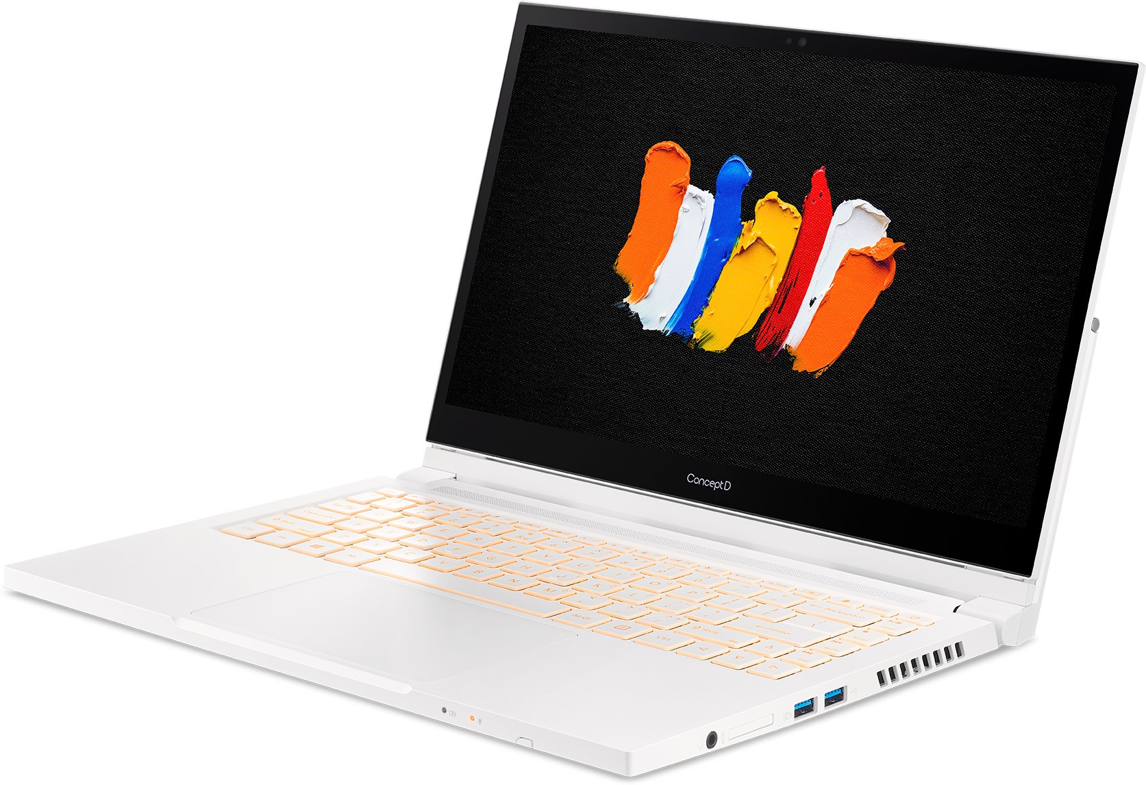 Ноутбук Acer ConceptD 3 Ezel CC314-72G-76F1, RAM 16 ГБ, Белый, SSD 512 ГБ, GTX 1650 Max-Q детальное изображение - 3