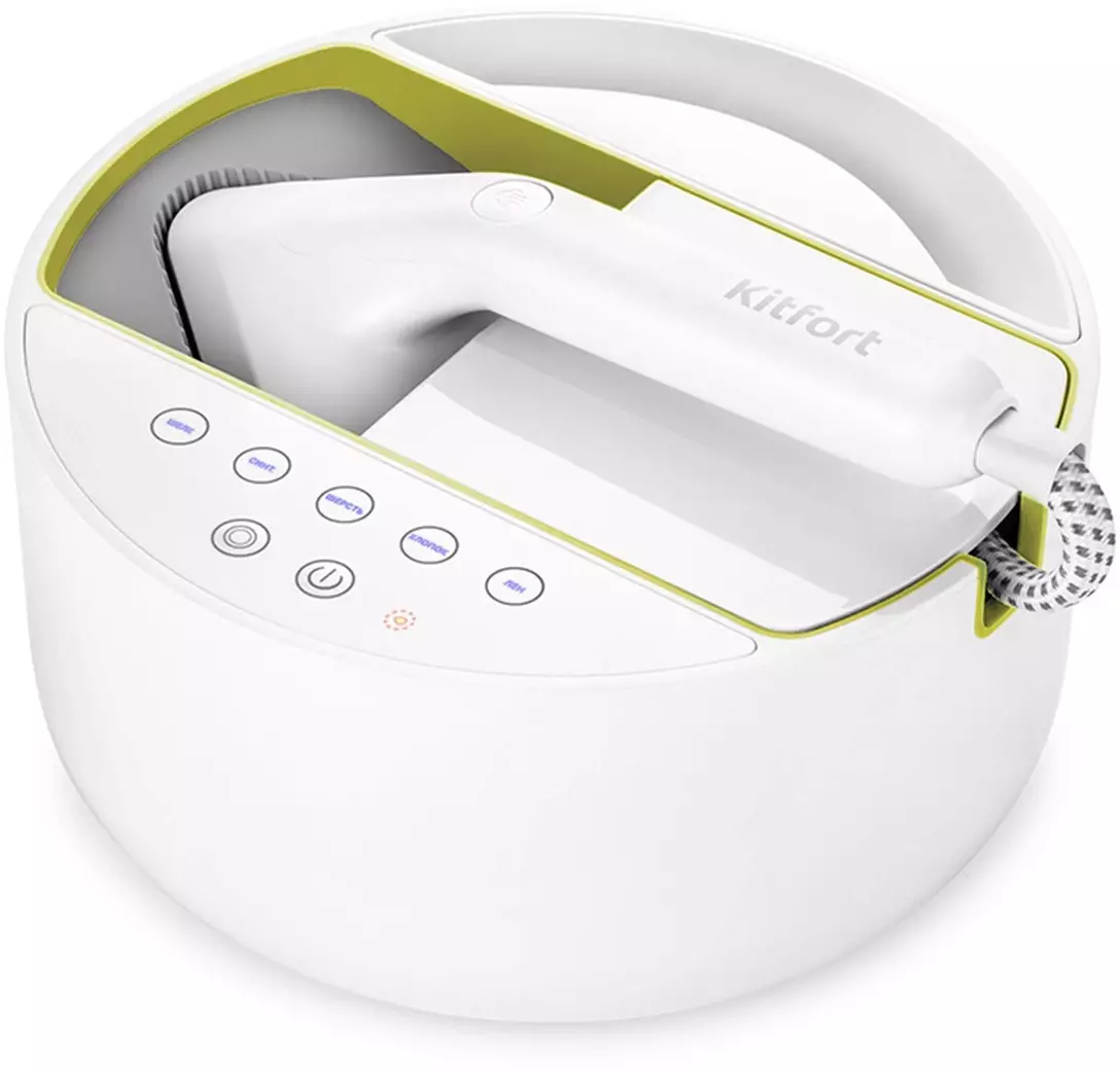 Отпариватель Kitfort КТ-9110-2, Белый/салатовый детальное изображение - 2