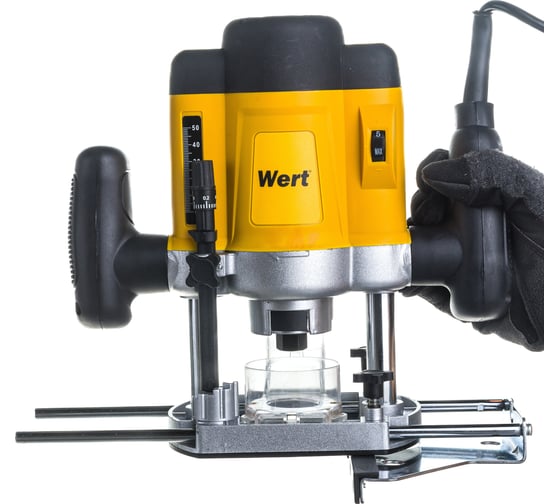 Фрезер WERT EVR 1450E, 1400 Вт, Желтый детальное изображение - 3