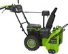 Снегоуборщик аккумуляторный Greenworks GD82ST56, без АКБ и ЗУ 2602807, 82 В, 4800 Вт, Зеленый/Черный вариант - 1