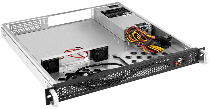 Серверный корпус ExeGate Pro 1U430-02/350DS, 350 Вт, Черный №2