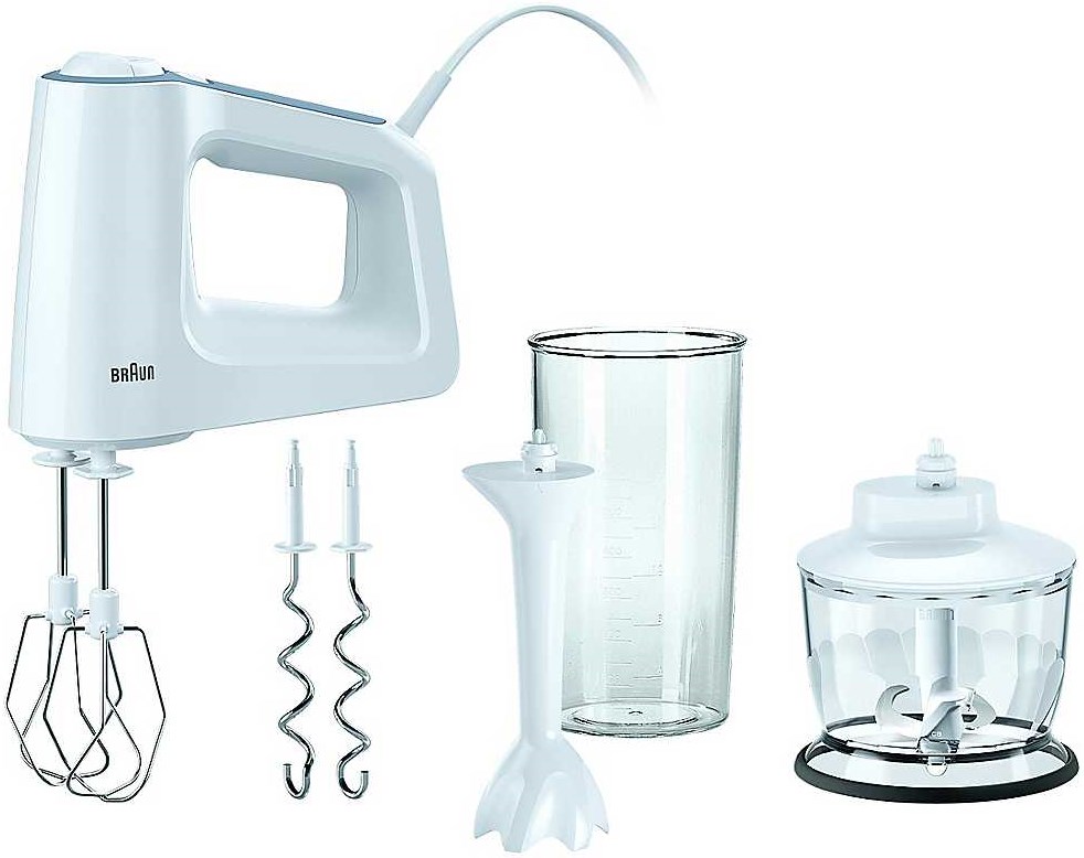 Миксер Braun MultiMix 3 HM3135, Белый детальное изображение - 1
