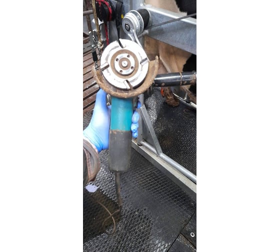 Угловая шлифмашина Makita, плавный пуск, антирестарт, коробка GA5030RX8 (Makita GA5030R+Диск B-45808, 5 шт), 125 мм, 11000 об/мин, 720 Вт детальное изображение - 13