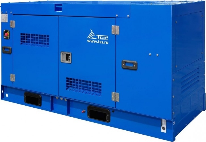 Генератор дизельный ТСС АД-80С-Т400-1РКМ7 (TWC 110TS ST) 038023, в кожухе, 80 кВт, Синий детальное изображение - 1