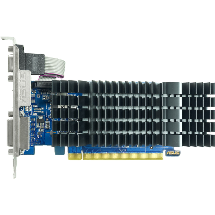Видеокарта ASUS NVIDIA GeForce GT 710, GT710-SL-2GD3-BRK-EVO, 2 ГБ, Серый детальное изображение - 3