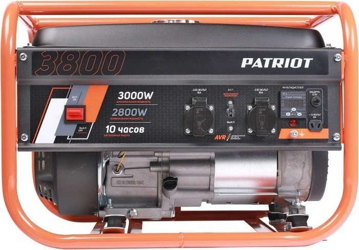Генератор бензиновый PATRIOT GRS 3800 476102255, 2.8 кВт, Оранжевый №5