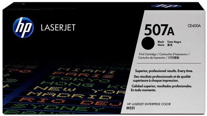 Картридж HP 507A CE400A №1
