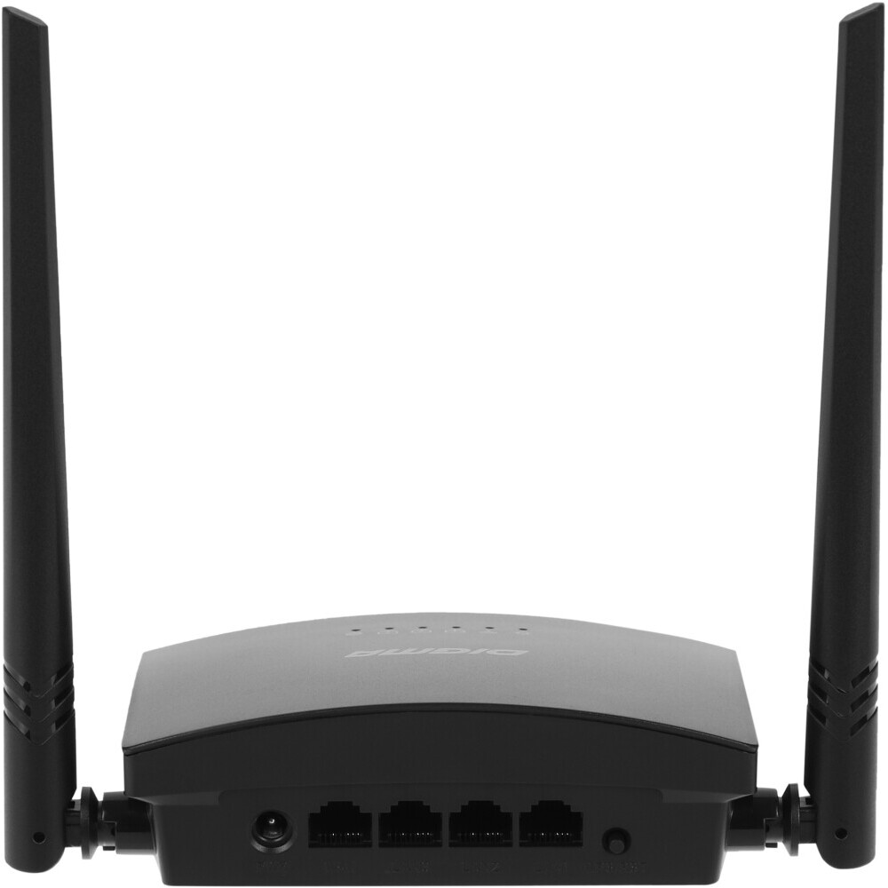 Wi-Fi маршрутизатор (роутер) Digma DWRN301, Черный детальное изображение - 4