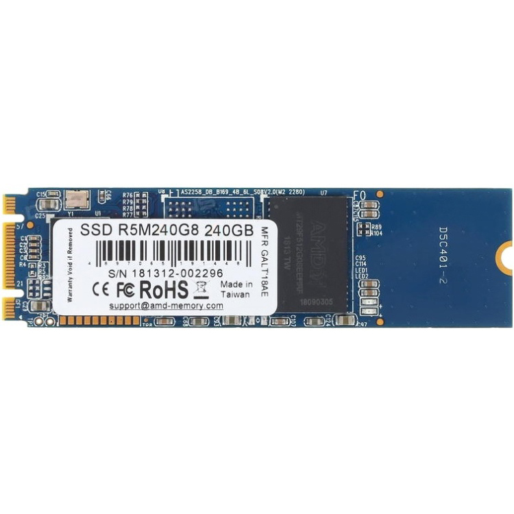 Накопитель SSD AMD R5 Series R5M240G8, 240 Гб детальное изображение - 1