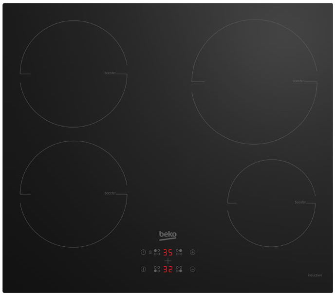 Варочная поверхность Beko HII 64400 MT, Черный детальное изображение - 1