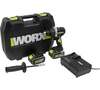 Аккумуляторная ударная дрель-шуруповерт WORX Professional WU373.2, 20 В, 95 Нм, 4 А·ч вариант - 2