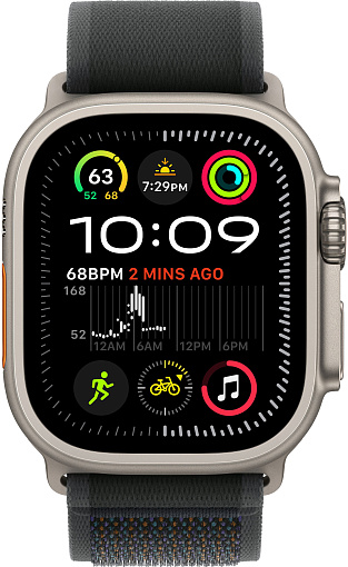 Умные часы Apple Watch Ultra 2 49 мм Titanium Case with Blue Black Trail Loop детальное изображение - 2