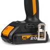 Аккумуляторная дрель-шуруповерт RUNTEC PRO RT-ID221, 20 В, 55 Нм, 2 А·ч вариант - 5