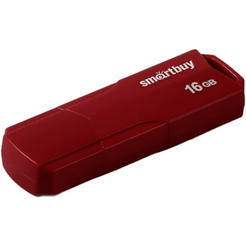 USB Flash накопитель SmartBuy  Burgundy (SB16 ГБCLU-BG) 16 ГБ, красный детальное изображение - 2