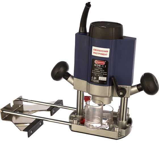 Электрическая фрезерная машина ДИОЛД МЭФ 1.1 10101010, 1100 Вт, Синий детальное изображение - 3