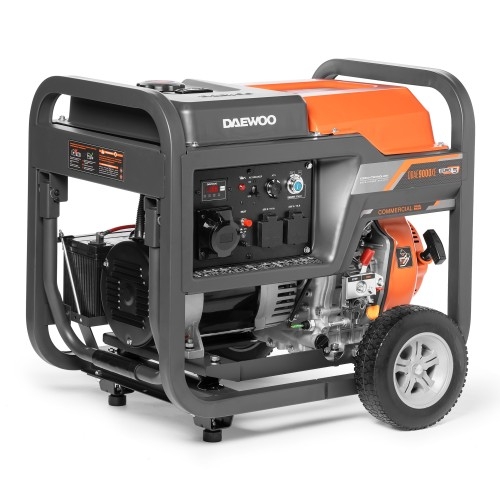 Генератор дизельный с воздушным охлаждением DAEWOO DDAE 9000XE, открытый, 7.2 кВт, Черный детальное изображение - 1
