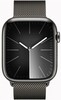 Умные часы Apple Watch Series 9 Graphite Stainless Steel Case, Black Milanese Loop 41 мм, Графитовый вариант - 2