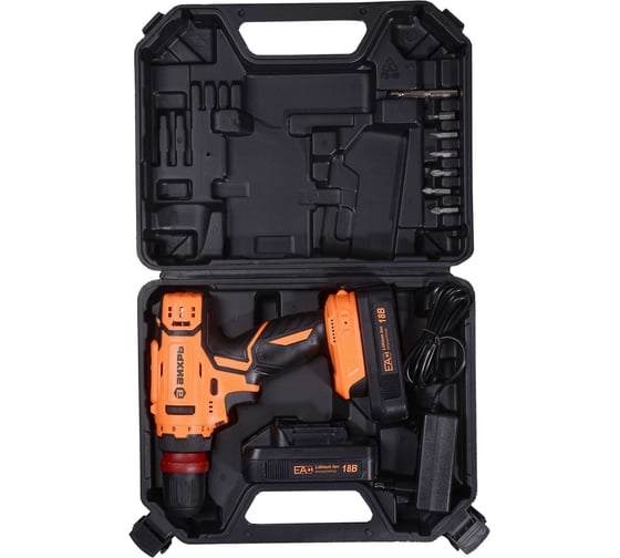 Аккумуляторная дрель-шуруповерт Вихрь ДА-18Л-2КC, 72/14/34, 18 В, 45 Нм, 2 А·ч детальное изображение - 12