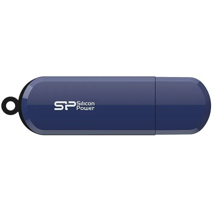 USB Flash накопитель Silicon Power LuxMini 320 (SP064 ГБUF2320V1B) 64 ГБ, синий детальное изображение - 1