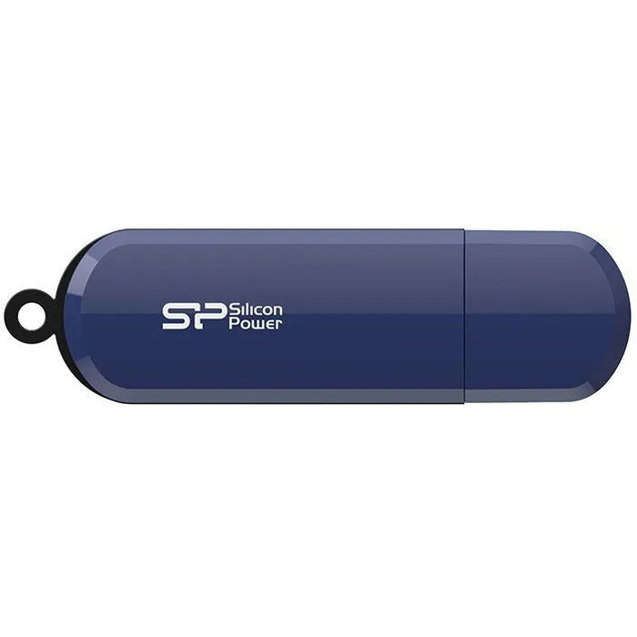USB Flash накопитель Silicon Power LuxMini 320 (SP064 ГБUF2320V1B) 64 ГБ, синий №1