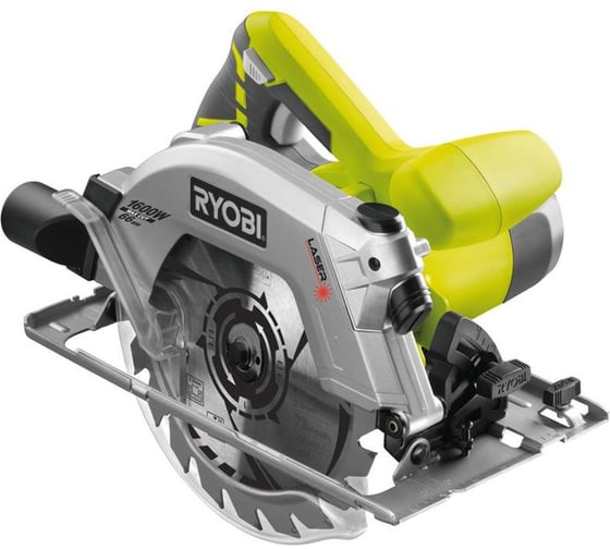 Дисковая пила Ryobi RWS1600-K 5133001788, 190 мм, 5000 об/мин, 1600 Вт детальное изображение - 1