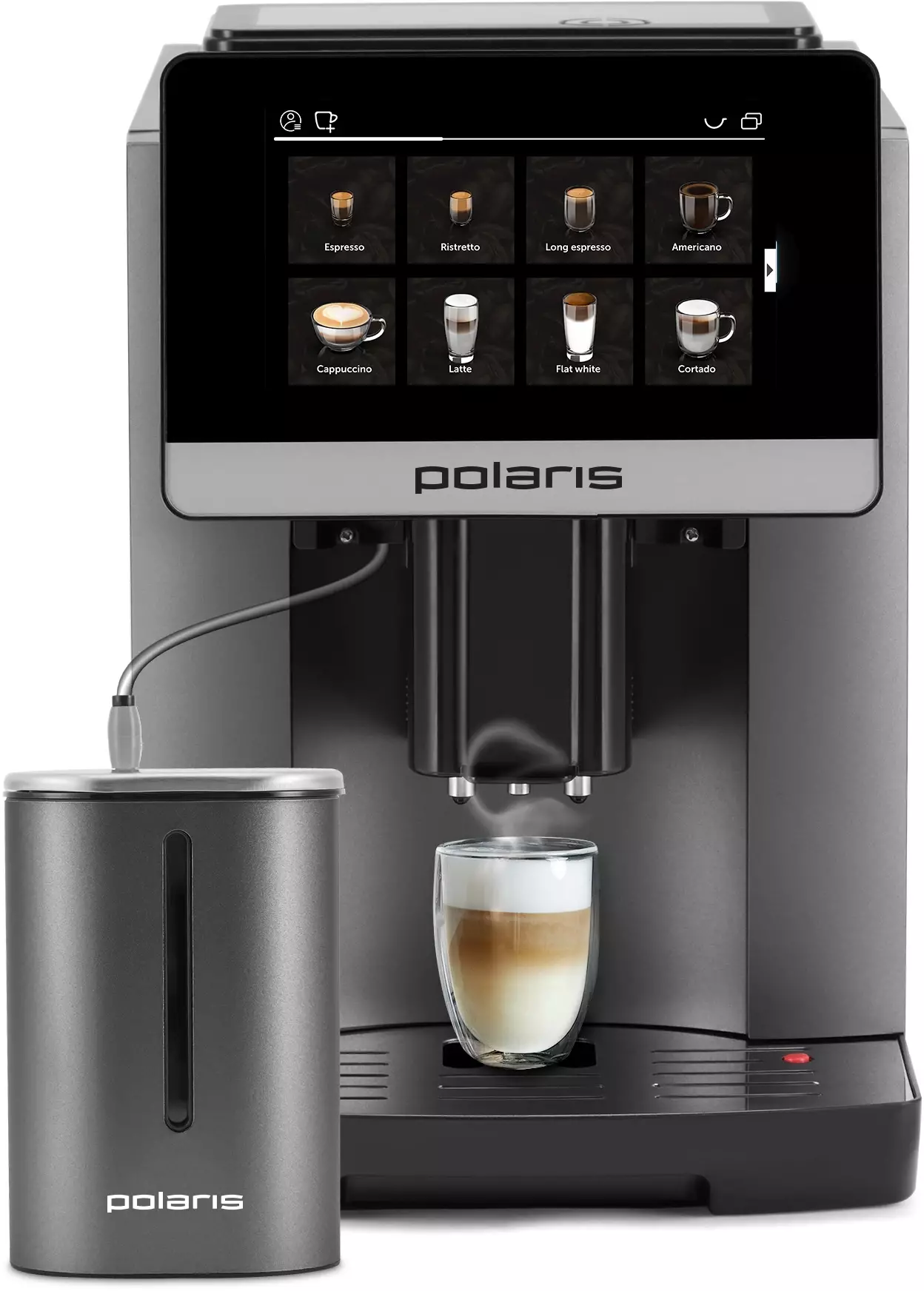 Кофемашина Polaris PACM 2080AC, Серый детальное изображение - 5