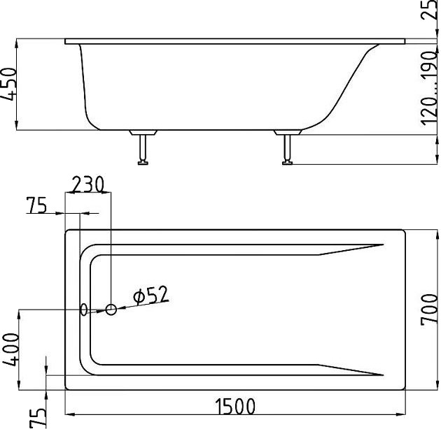 Ванна Aquastone Arma  детальное изображение - 2
