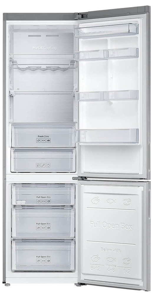 Холодильник Samsung RB37A5491SA, Серебристый №2