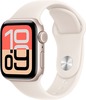Умные часы Apple Watch SE 3 40 мм, GPS, Starlight Aluminium Case with Starlight Sport Band, Сияющая звезда (S/M) вариант - 1