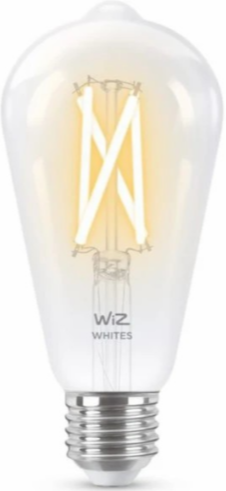 Умная лампочка WiZ E27 60W, 7 Вт, 806 Лм, Белый детальное изображение - 1