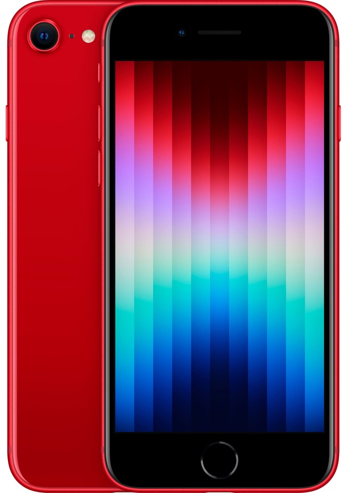 Смартфон Apple iPhone SE 2022 4/128 Гб, Красный, Dual nano SIM №1