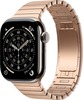 Умные часы Apple Watch Series 11 46 мм, Natural Titanium Case with Gold Link Bracelet, GPS + Cellular, Серебристый/Золотой вариант - 1