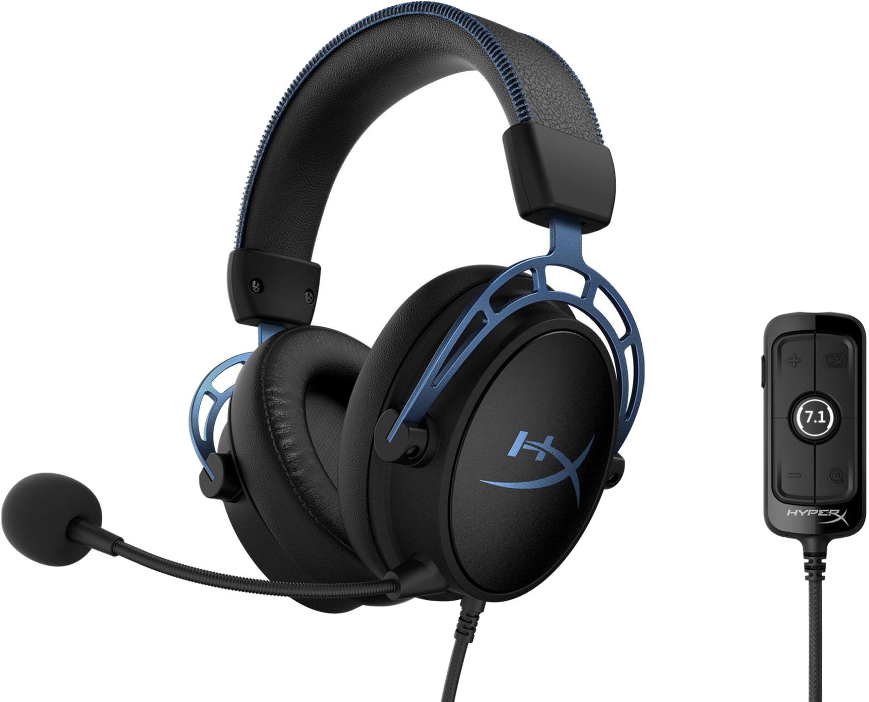 Наушники HyperX Cloud Alpha S, Синий детальное изображение - 7