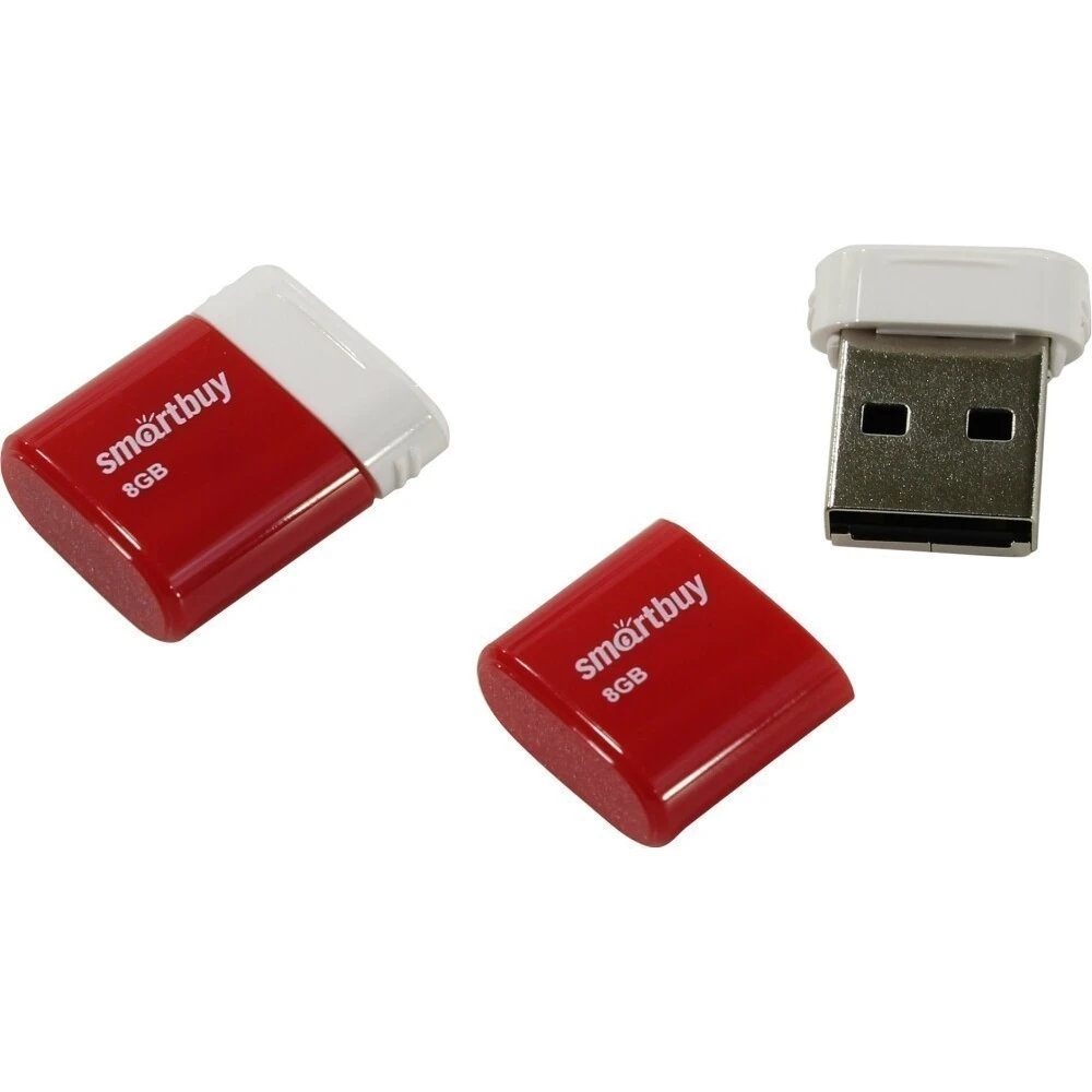 USB Flash накопитель SmartBuy Lara (SB8 ГБLara-R) 8 ГБ, красный детальное изображение - 1
